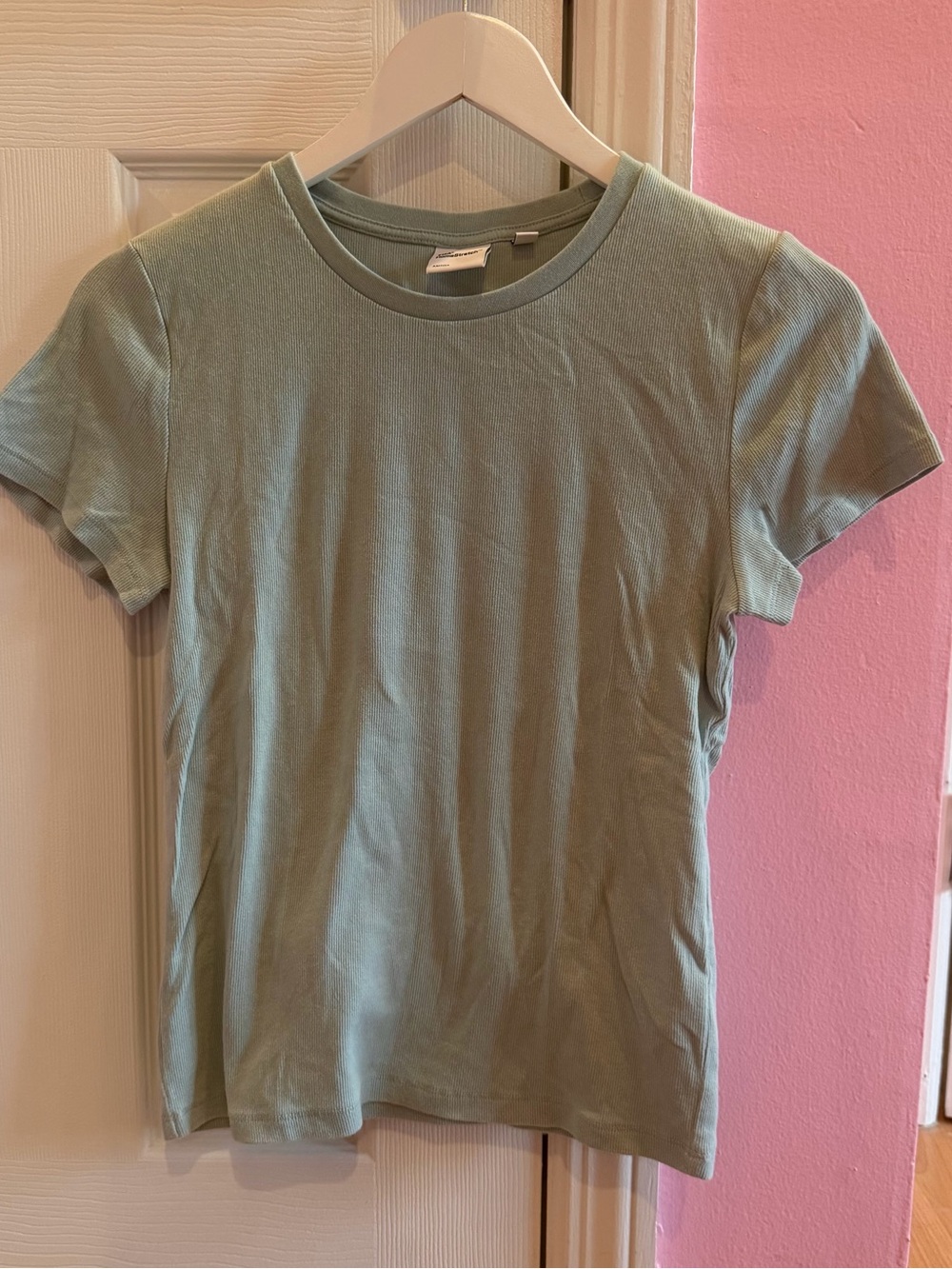Aritzia homestretch Classic Sage Green Crewneck Tee